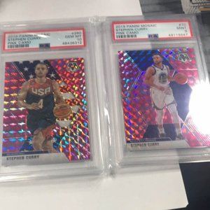 Stephen curry lot of 2 psa graded